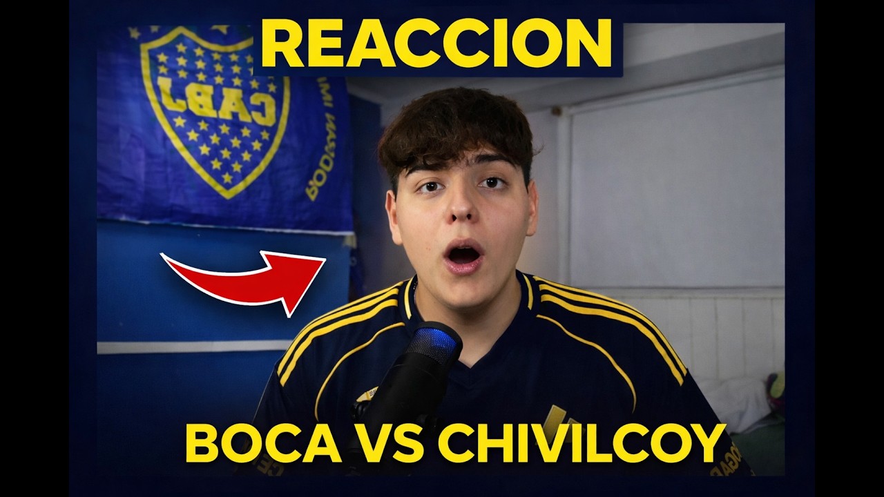 REACCION A BOCA VS GIMANISA DE CHIVILCOY