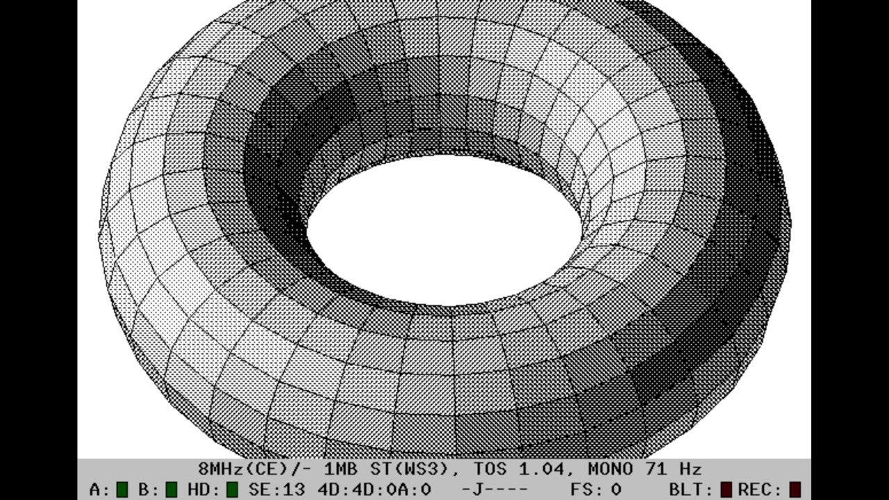 Stereo CAD 3D 2.02 - 1987 - Atari ST