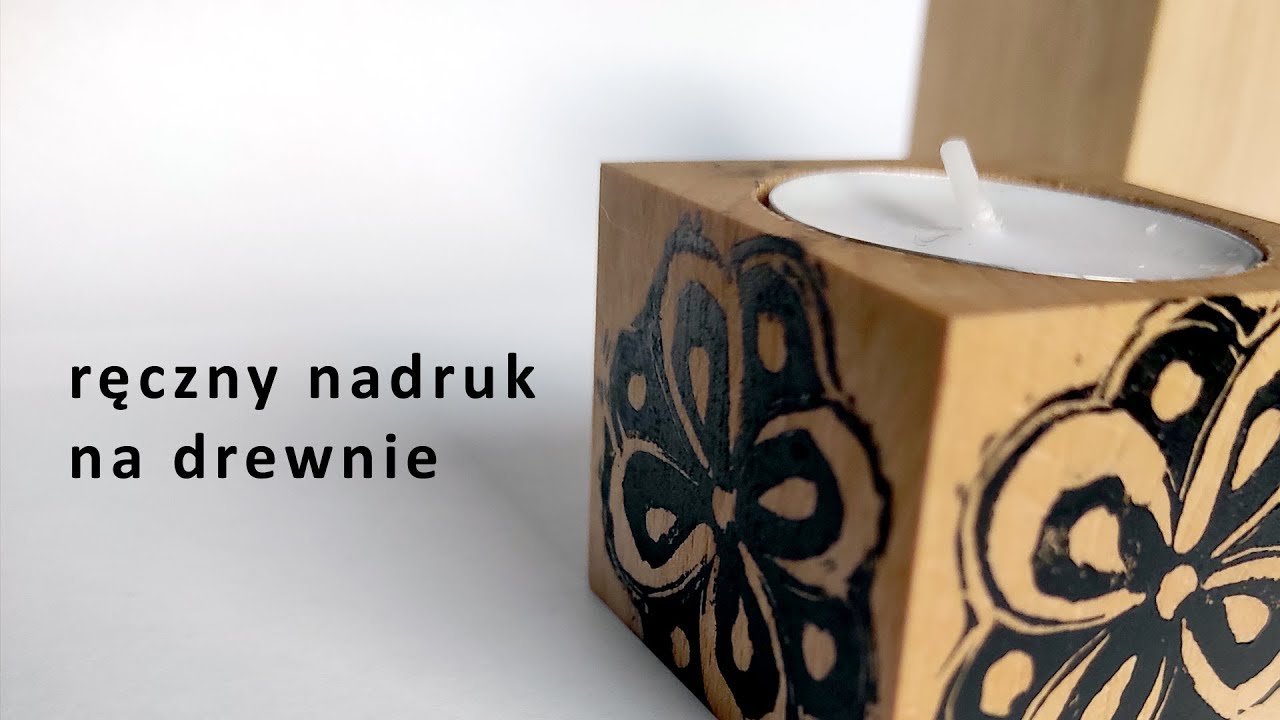 Jak zrobić dekoracyjny nadruk na drewnie? | Linoryt