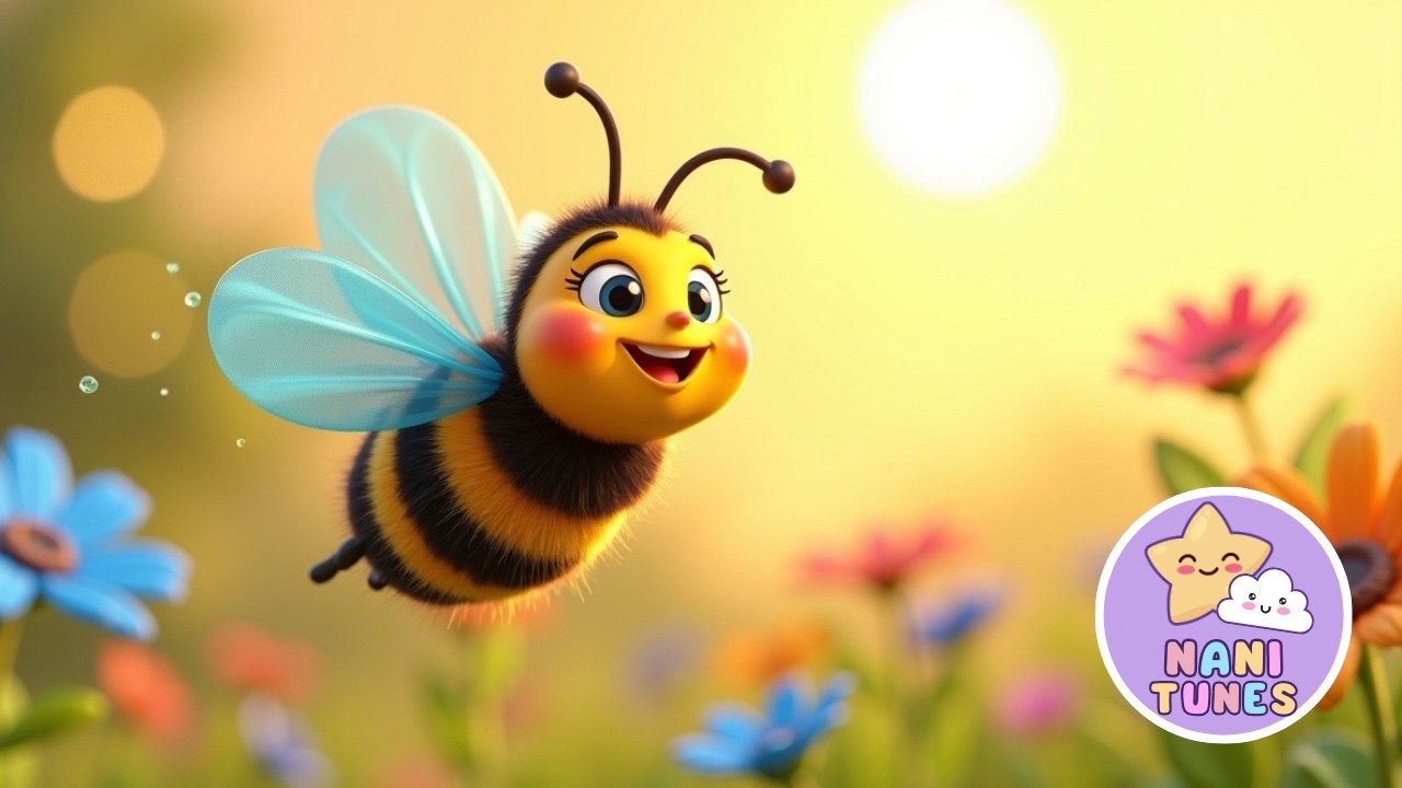 🌼🐝 Abelhinha Zumbidora | Música Infantil Educativa 🌈🎶