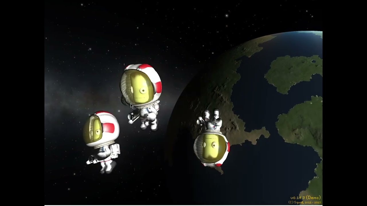 Kerbal Space Program Demo (i got into orbit)
