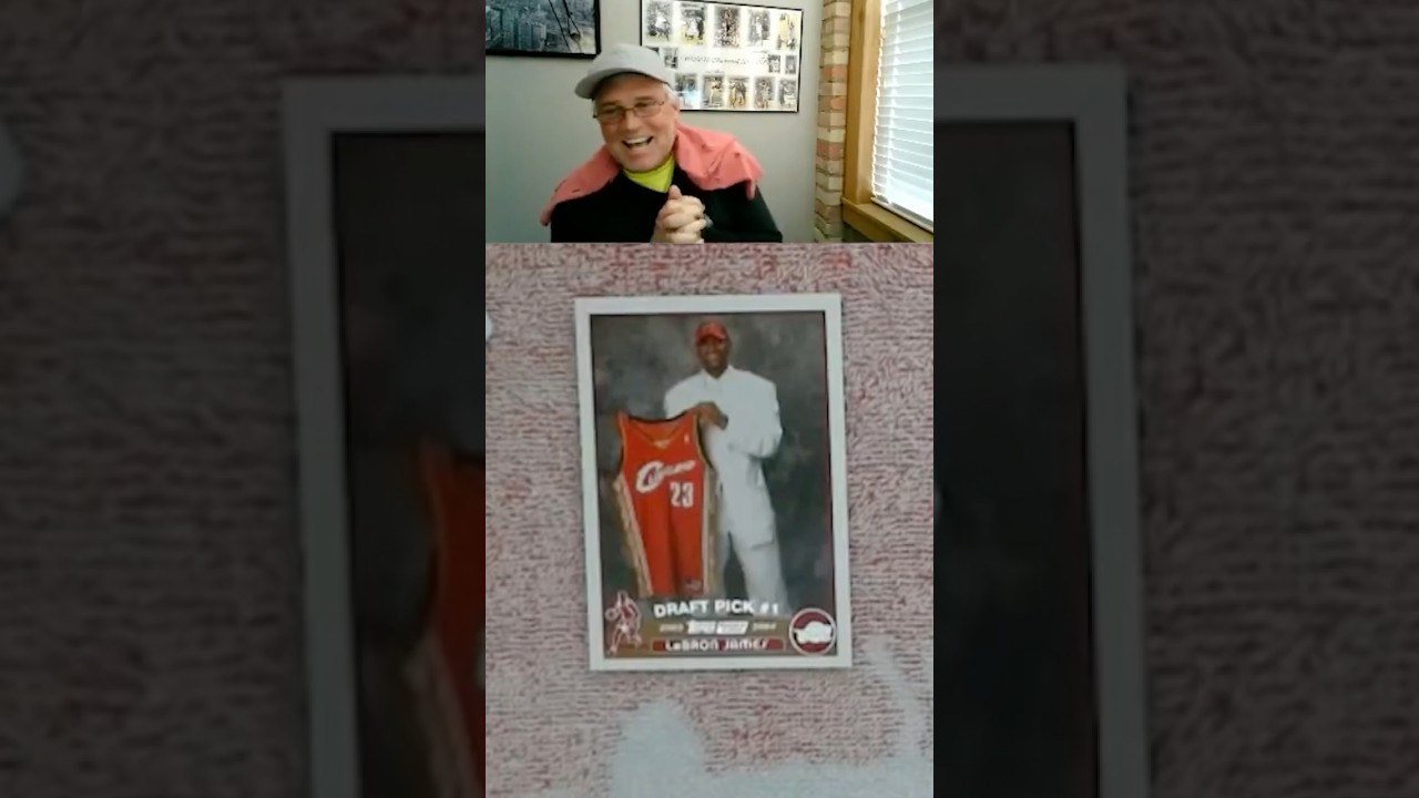 He pulled a LeBron James ROOKIE CARD after 21 YEARS! 🥹❤️