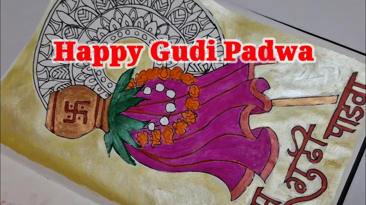 Gudi Padwa | Happy Gudi Padwa Painting | Acrylic Painting | Moses Godinho