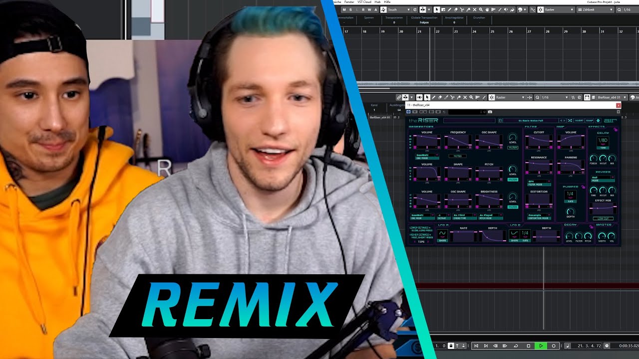REZO live REMIX Session mit JULIEN BAM, Girl mit den LIKES von Julia Beautx | STREAM HIGHLIGHTS