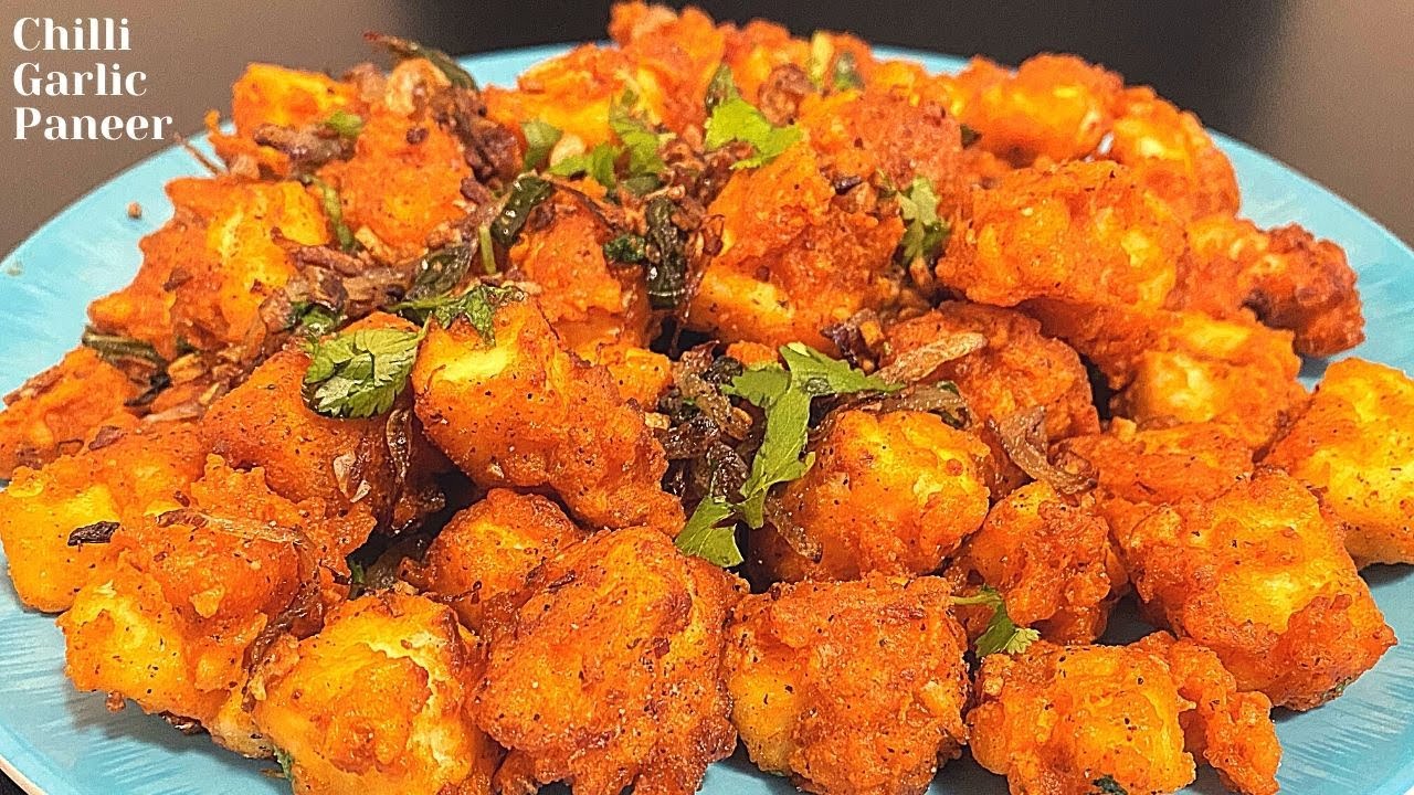 Chilli Garlic Paneer |Hot & Spicy Garlic Paneer |Dhaba Style Garlic Paneer| Easy Dry Paneer Starter