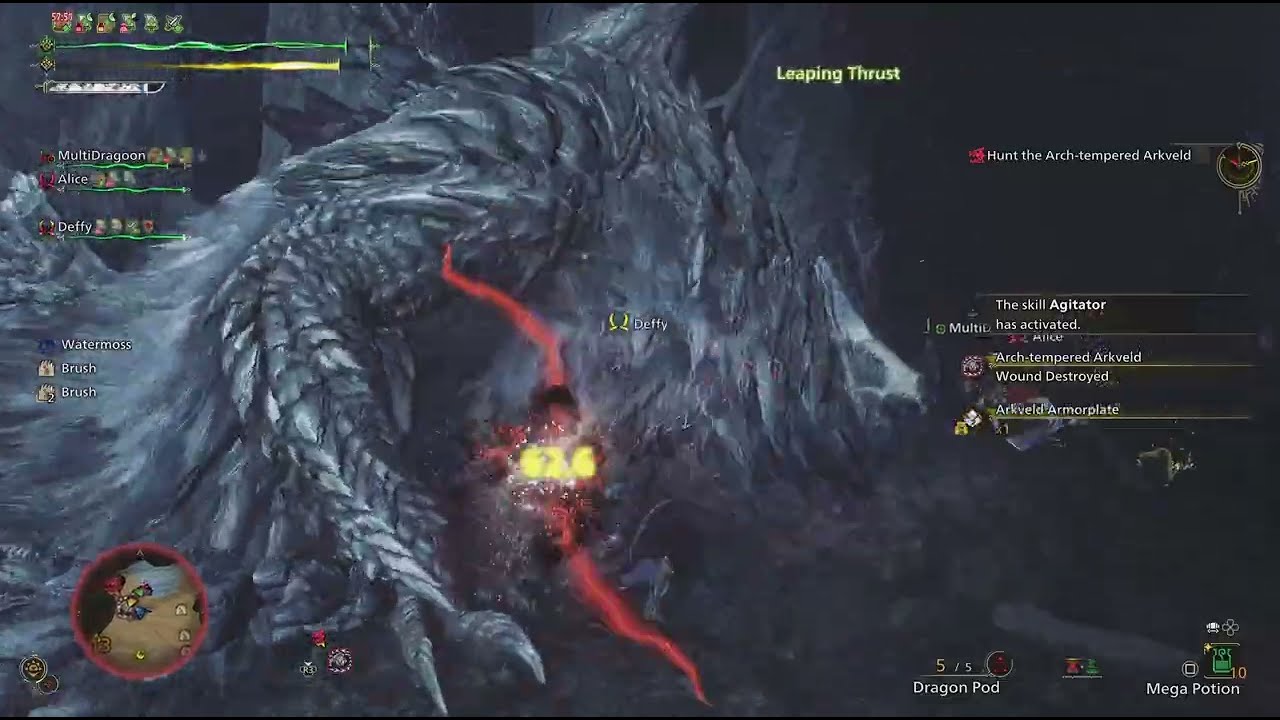 First time Hunting 10 Star Arch Tempered Arkveld with Friends