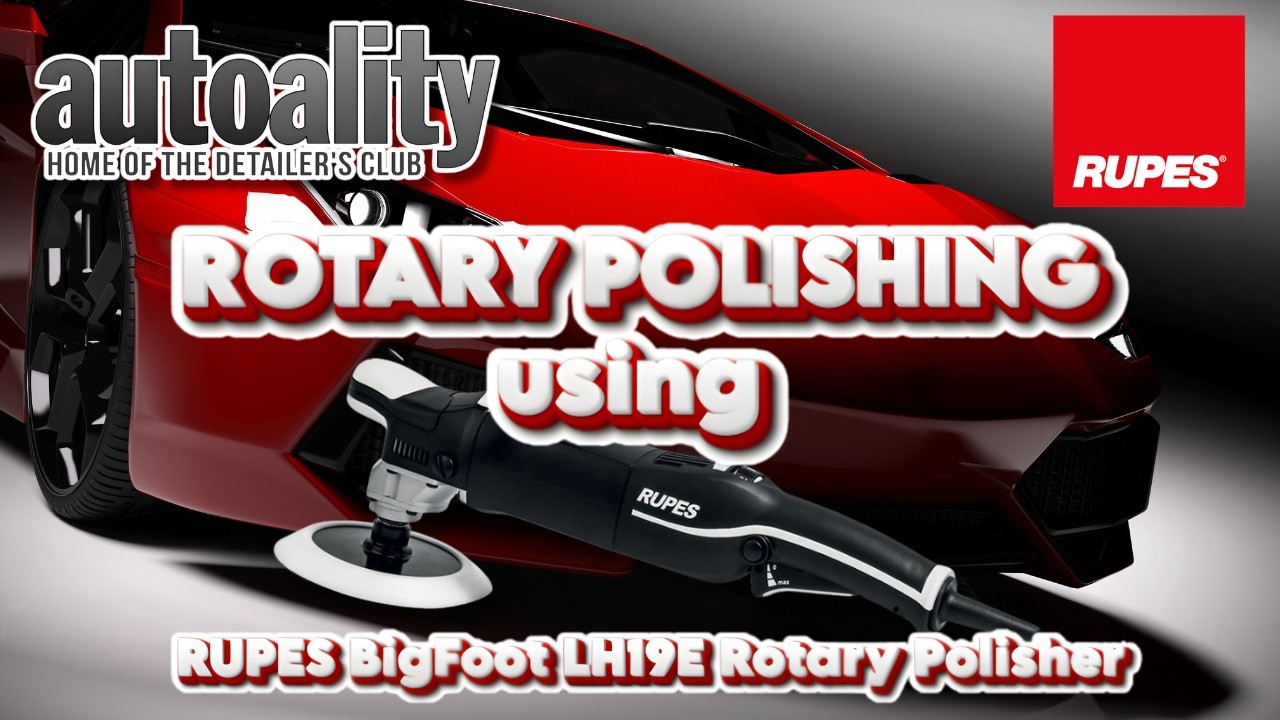 Rotary Polishing with Dan from Autoality, and a RUPES polisher