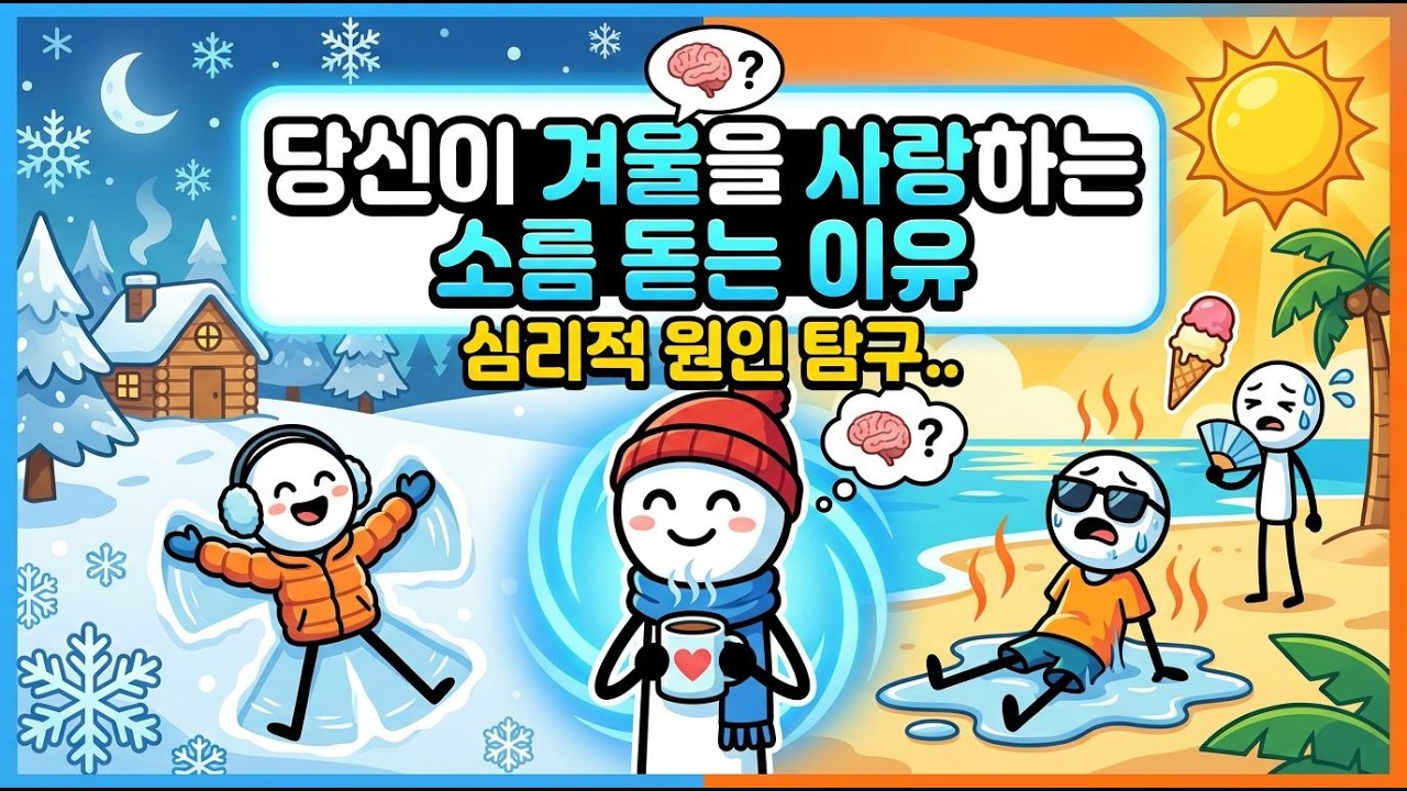여름보다 겨울을 더 좋아하는 사람들의 심리학적 특징