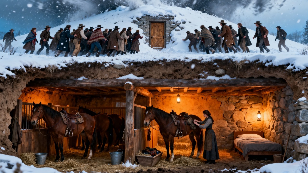 Everyone Called Her Underground Stable Insane — Until Her Horses Kept Warm Without Burning Any Wood