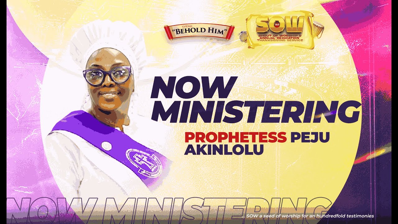HOC || Prophetess Peju Akinlolu's Word Ministration at SHOUT OF WORSHIP 9.0 || Themed: Behold Him