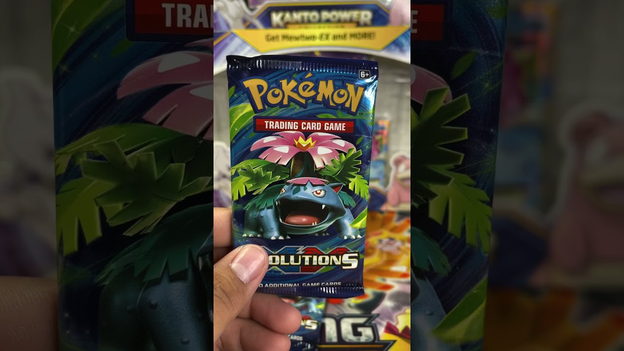Pok&eacute;mon Kanto Power Collection XY Evolutions Pack 9 #shorts