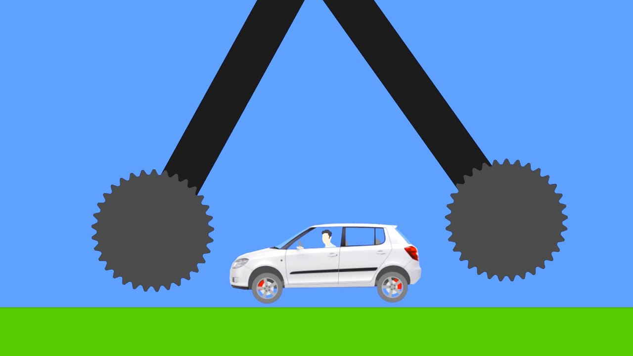 Extreme Car Destruction - Phun Algodoo Crazy Car Crashes