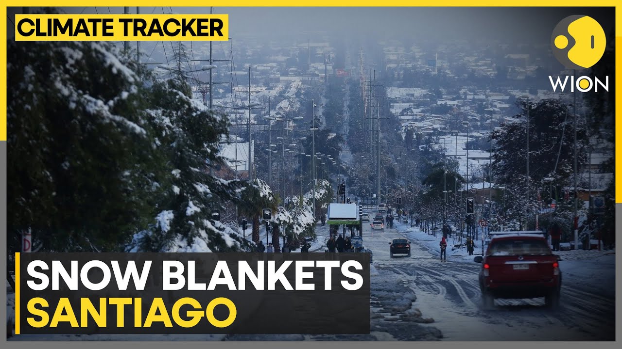 Chile turns chilly as rare, snowfall hits Santiago | WION Climate Tracker