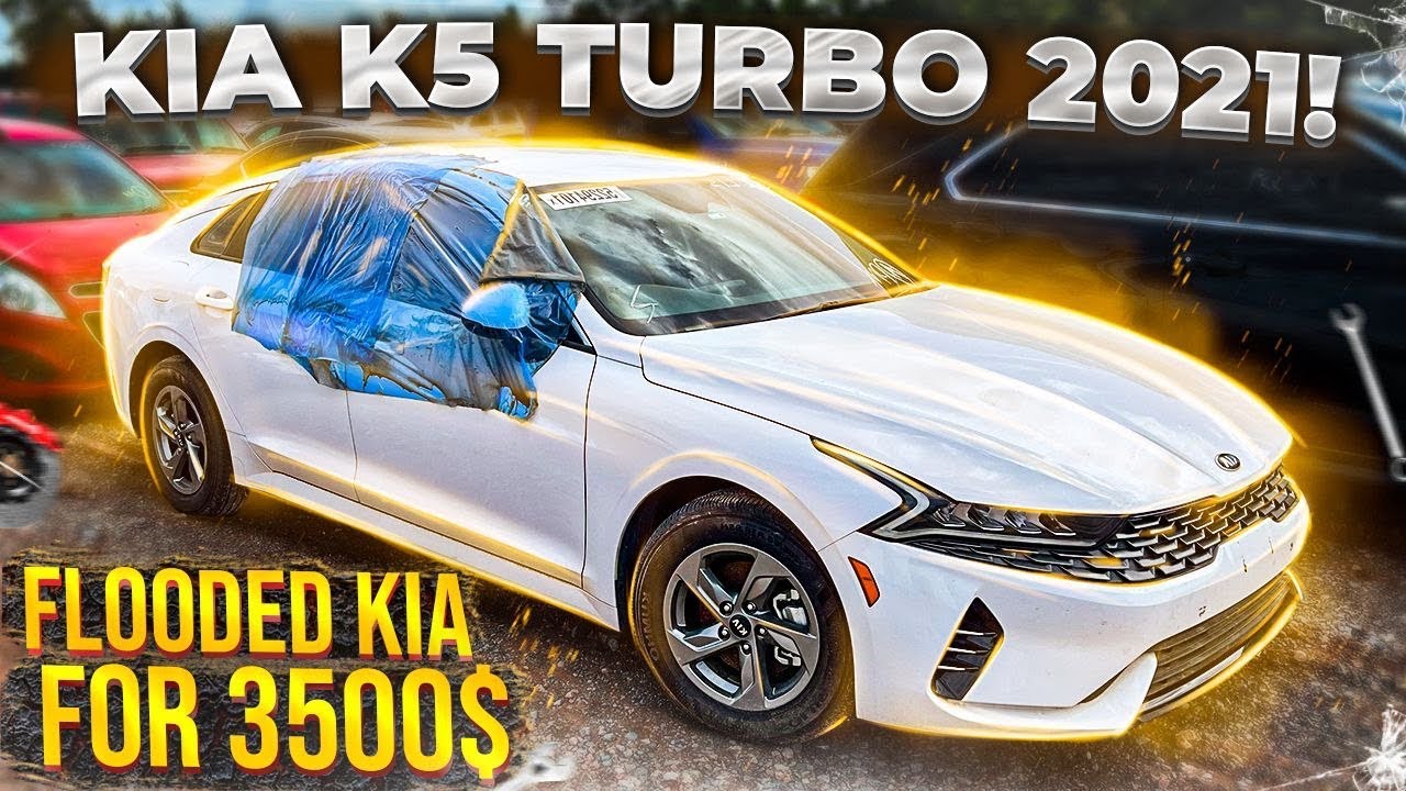 Copart Walk Around 8-9-22 + Flood 2021 Kia K5 Turbo!!! $3500!!