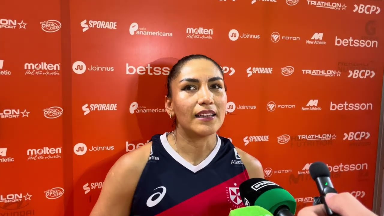 Angélica Aquino 🏐🇵🇪: “Hay momentos que nos cuesta hablar, mucha confusión con la compañera…” 