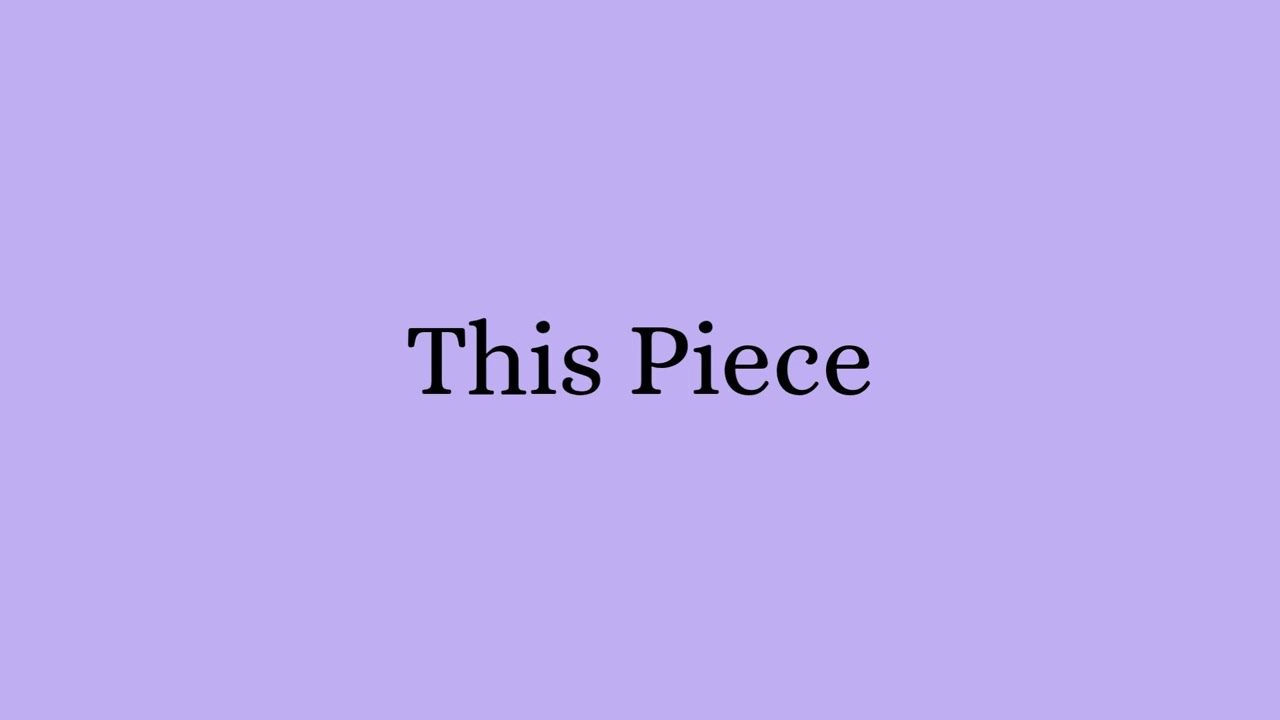 This Piece