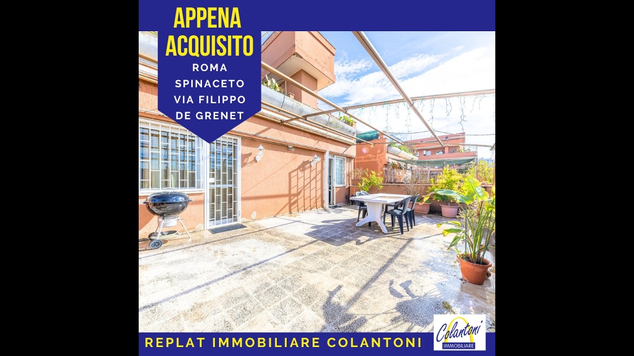 ROMA SPINACETO - VIA FILPPO DE GRENET - Replat Immobiliare Colantoni Solo Affitti Roma 15