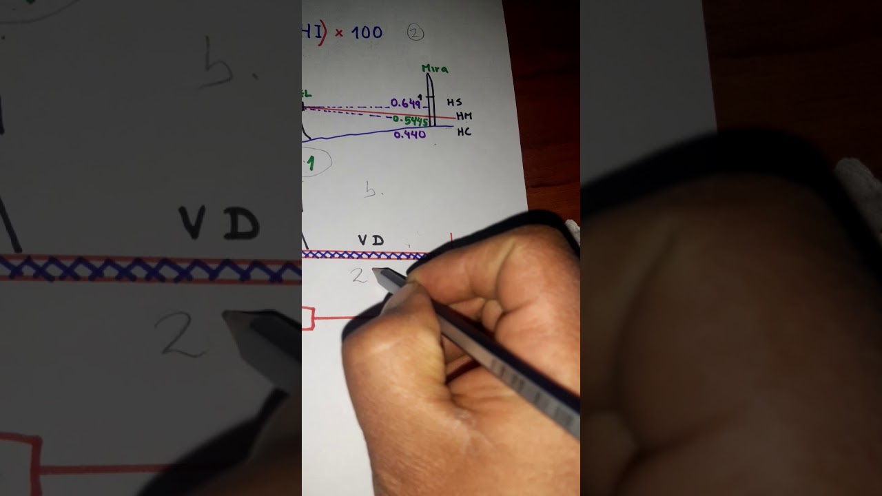 PARTE 2 CALCULO DISTANCIA HORIZONTAL HILOS ESTADIMETRICOS DE UNA NIVELACIÓN DE PERFIL LONGITUDINAL P