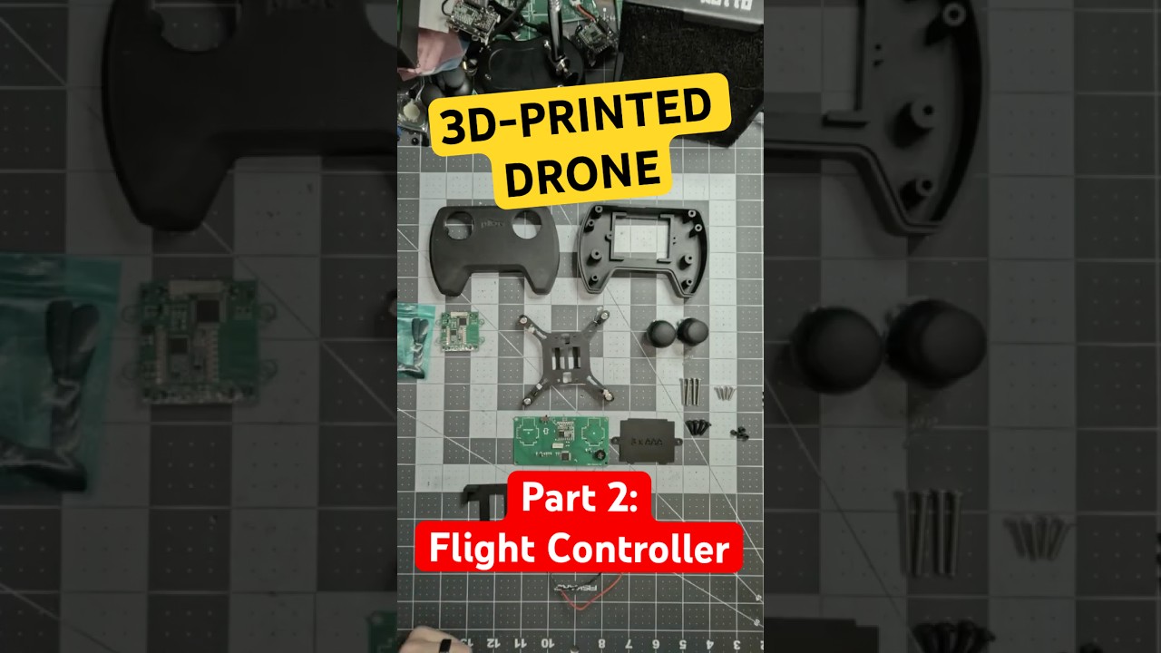 3D-Printed Drone, Part 2: Flight Controller #drone #diy #3dprinting #electronics