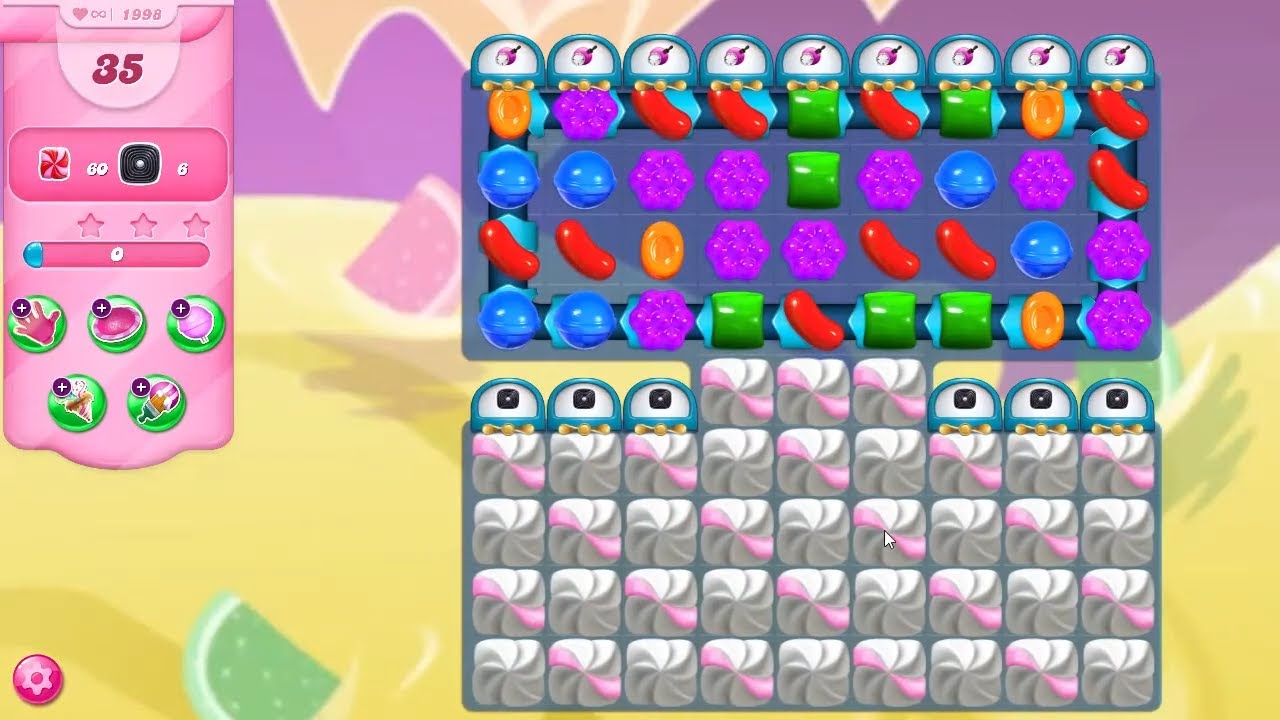 Candy Crush Saga LEVEL 1998 NO BOOSTERS (new)