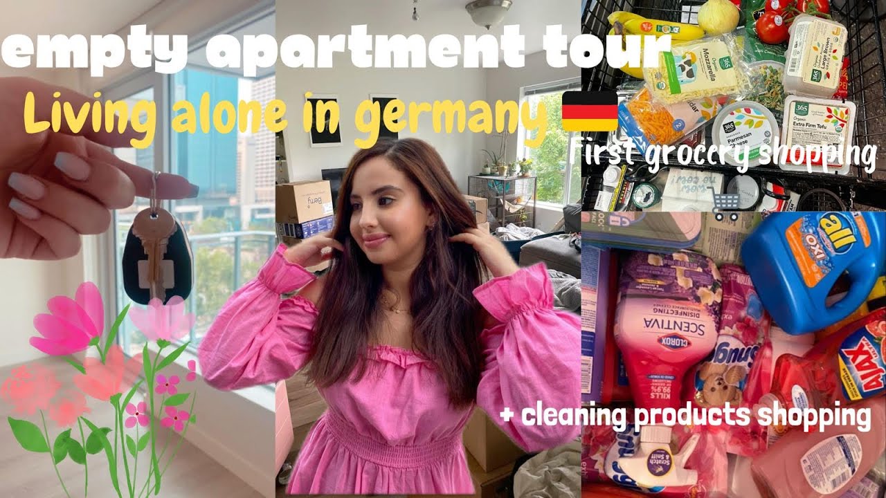 Moving diaries episode1: New Apartment tour🏡🚪نهار ديال تحوال لدار جديدة 🇩🇪 وأخيرا غادي نسكن بوحدي ✨🌸