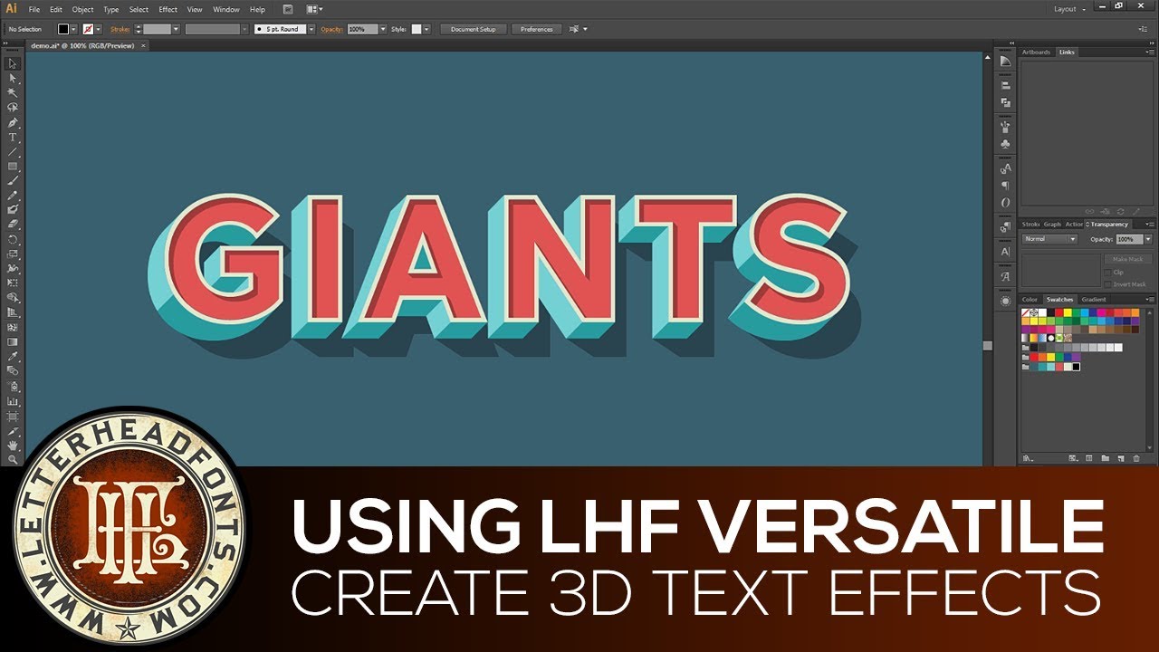 Using LHF Versatile to Create 3D Text Effects