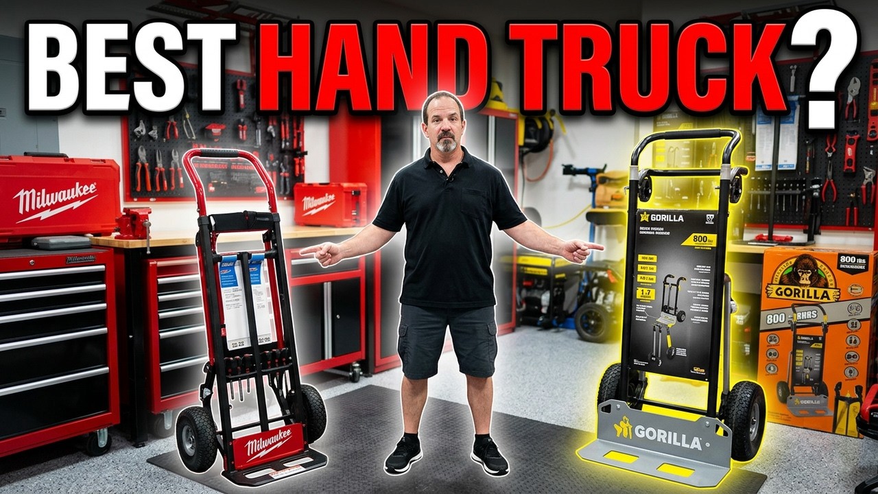 Milwaukee vs. Gorilla 800 Lbs Convertible Hand Truck Review @Lowe's Home Improvement @The Home Depot