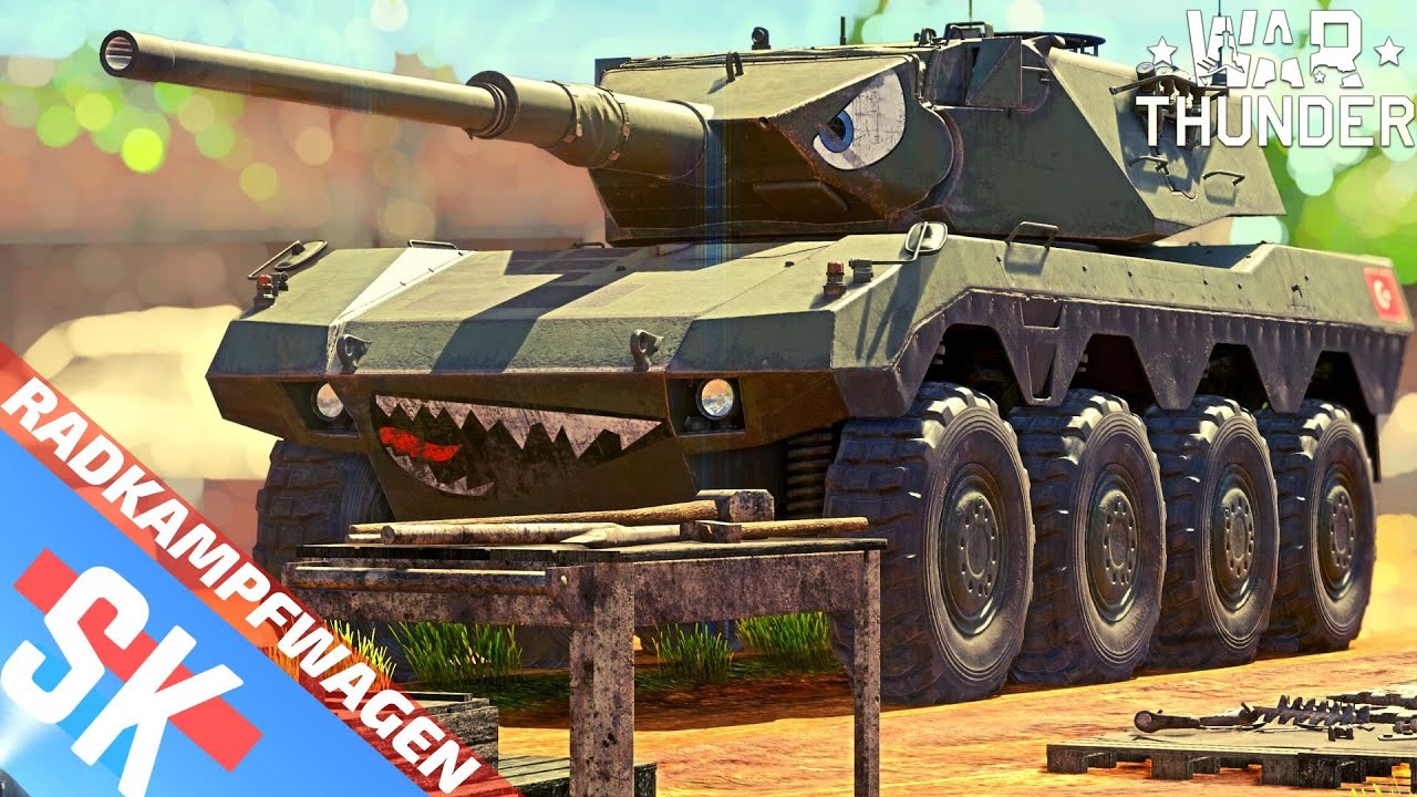 Tekerlekli leopard 😁 Radkampfwagen 90 oynanış! ( War Thunder Türkçe)