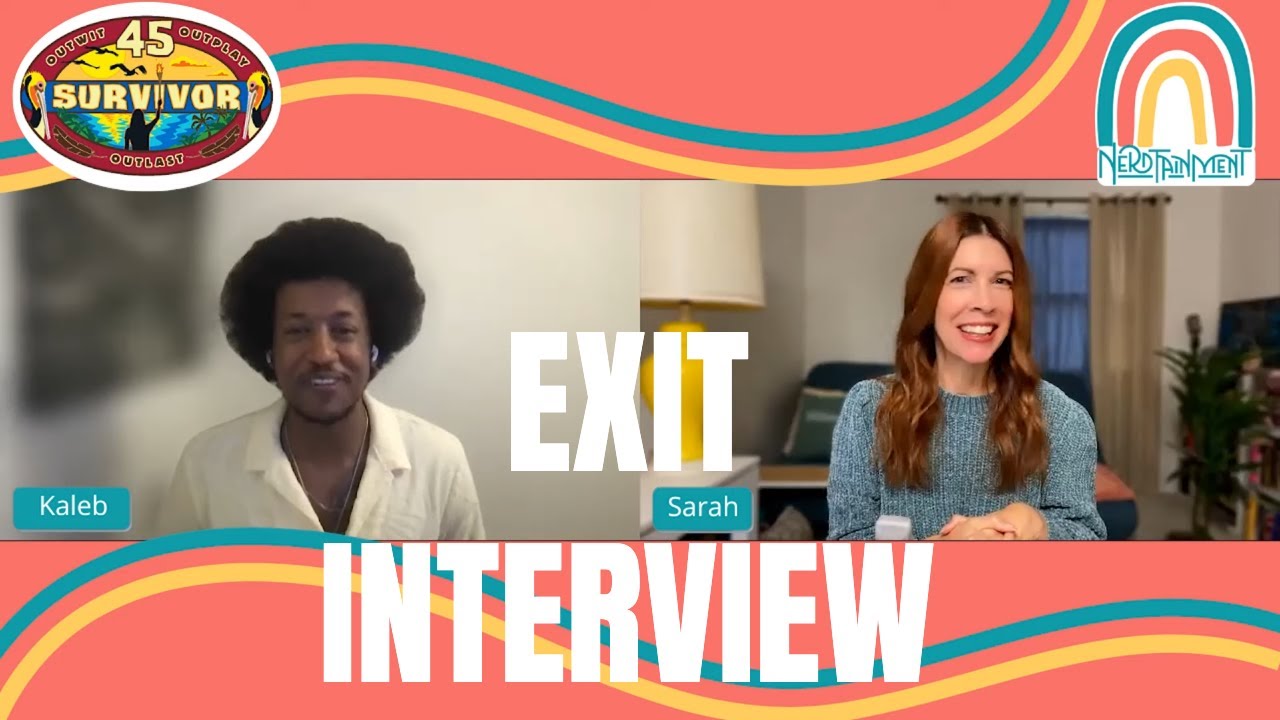 SURVIVOR 45 KALEB EXIT INTERVIEW / 1st JURY MEMBER & 8th CASTAWAY VOTED OUT⎰Nerdtainment