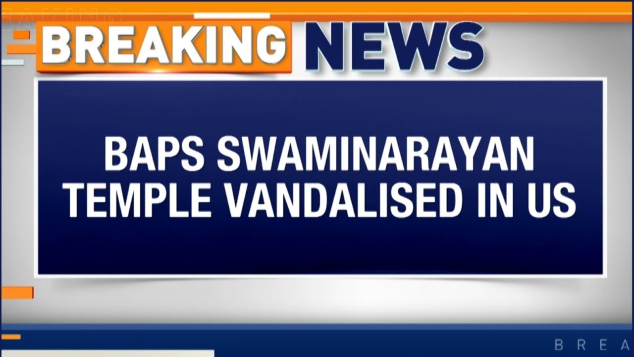 Fourth Hindu Temple Vandalized In US This Year | BAPS Temple Targeted Again | News9