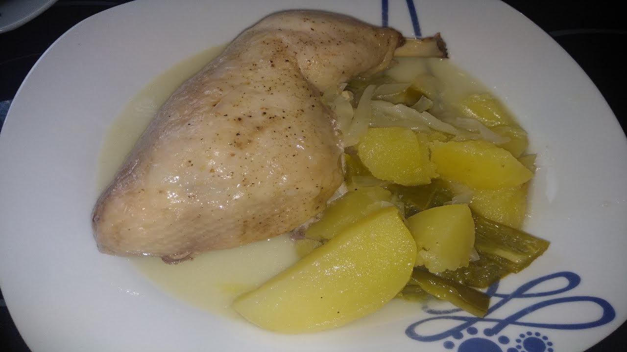 POLLO EN SALSA CON PATATAS EN OLLA GM (SUPER FÁCIL Y RÁPIDO)
