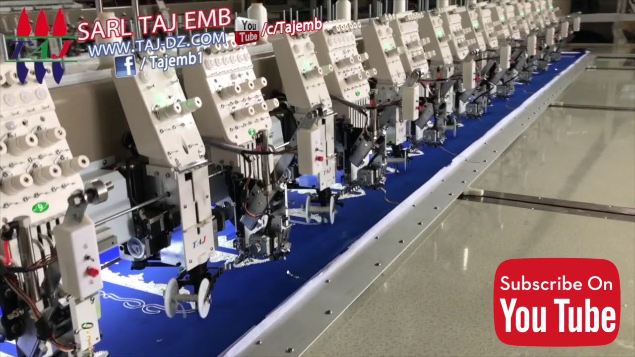 SARL TAJ EMB  TAJ 610+10 طريقة عمل الكوردون المغربي على المكنة