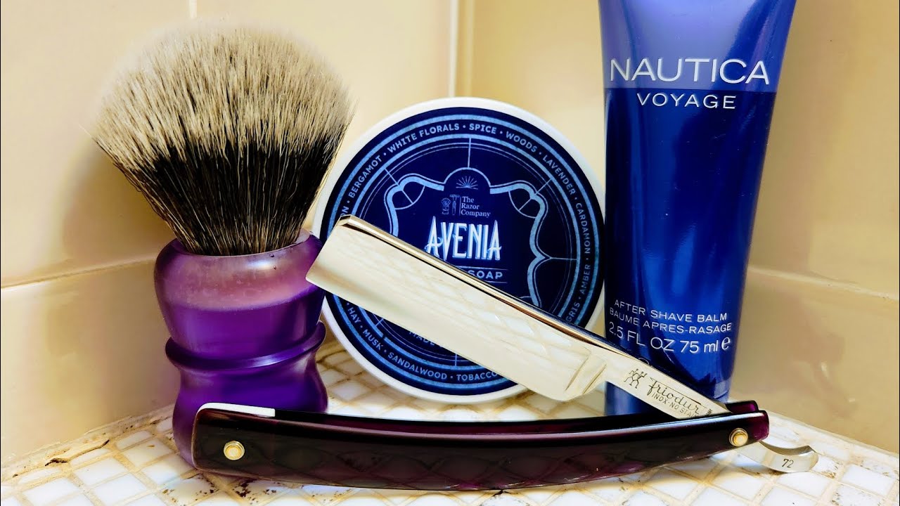 Мыло для бритья Avenia от TRC ~ Опасная бритва Friodur 72