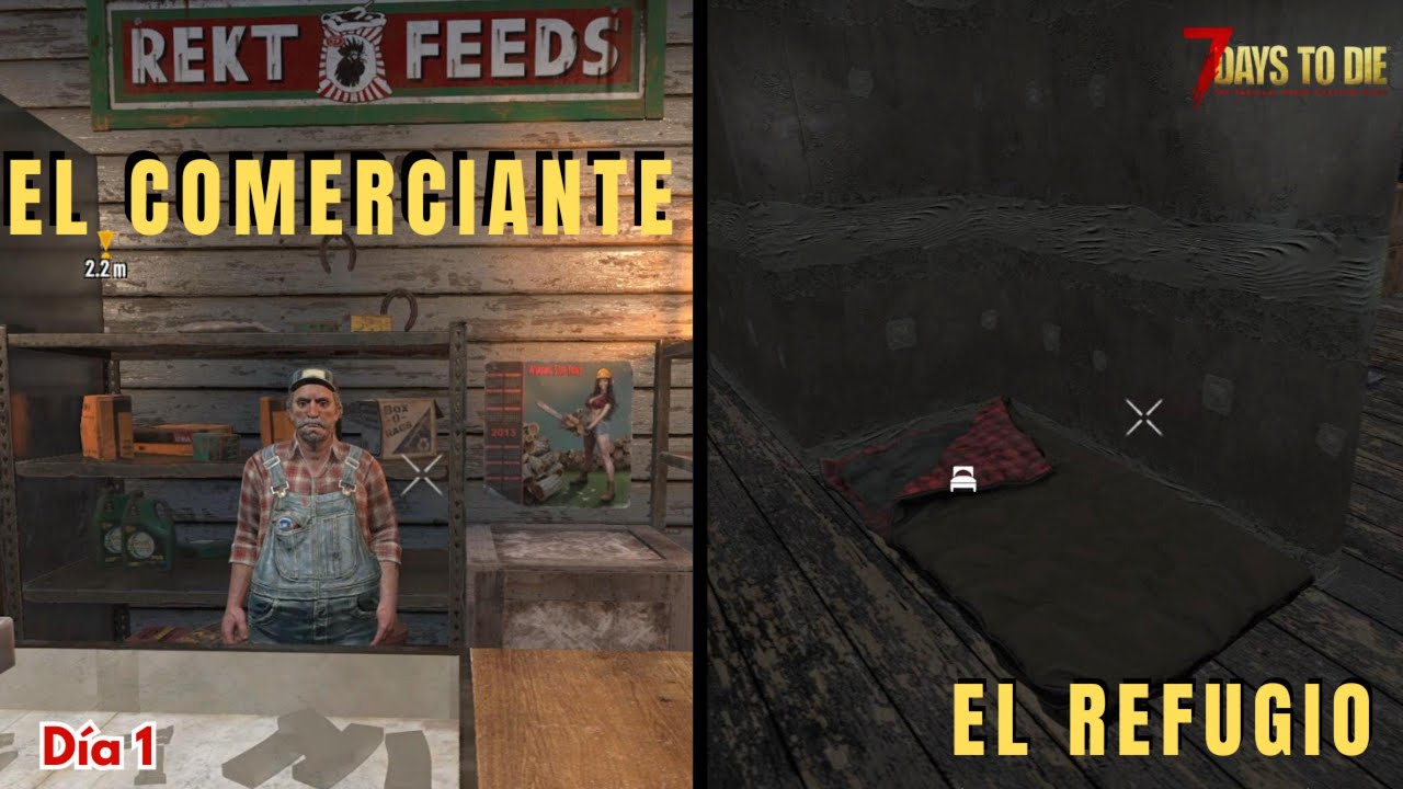 7 Days to Die 2.5 | Día 1 – El comerciante y el primer refugio | Diario de un superviviente