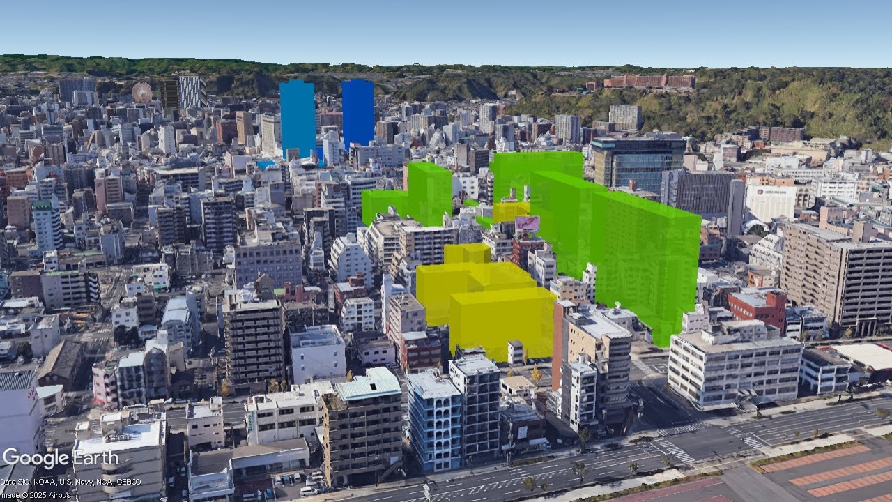 妄想MAP「鹿児島市 再開発構想の風景」