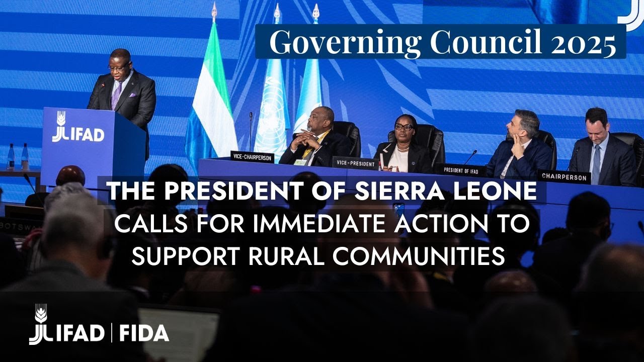 President of Sierra Leone: we need to empower rural communities