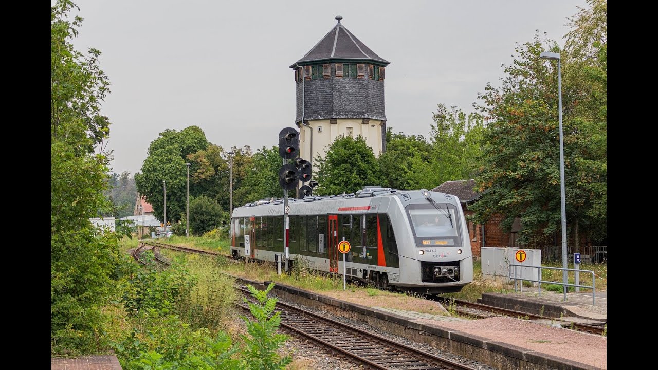 Nebra: Einer der letzten Bahnhöfe mit EZMG Signalen in Deutschland