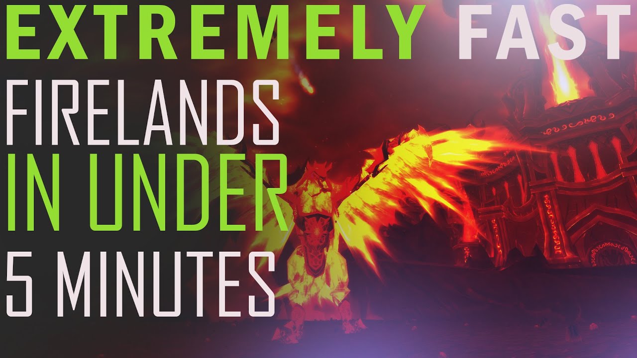 EVEN FASTER FIRELANDS CLEAR for Mount Farming (guide) - Shadowlands 2022