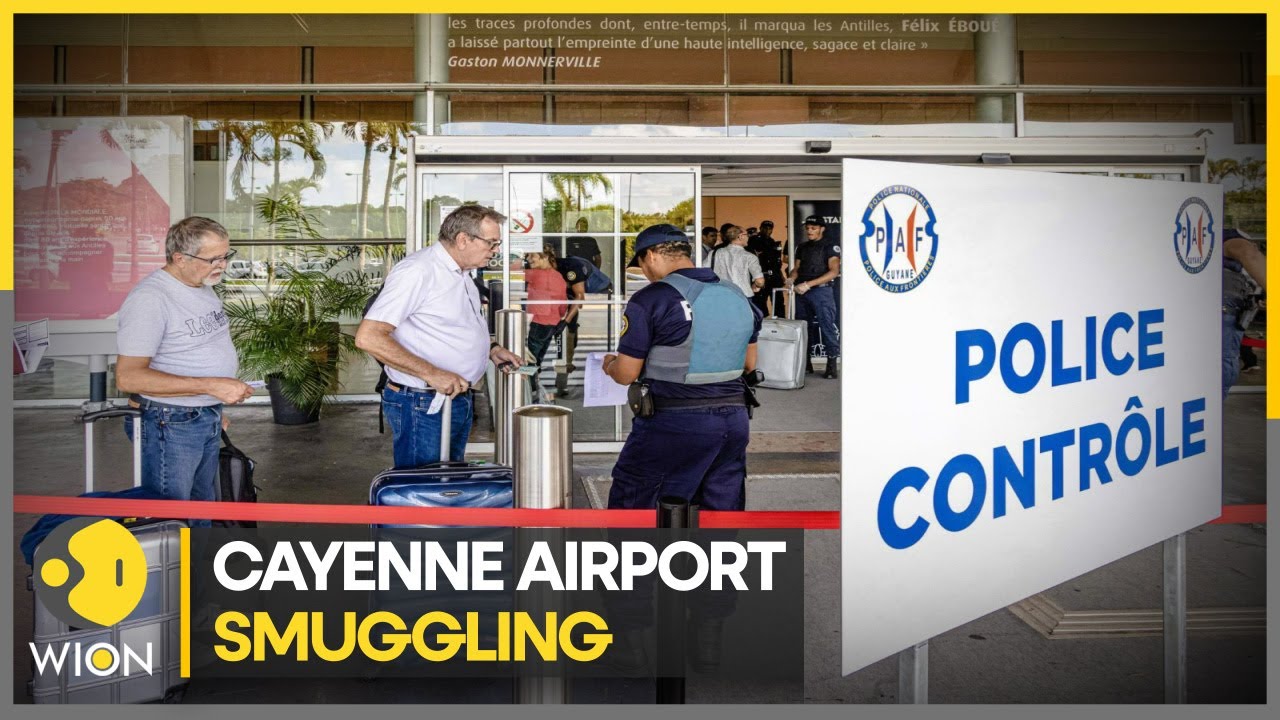 Cayenne airport, the departure point of Cocaine to Europe | World Latest English News | WION Wings