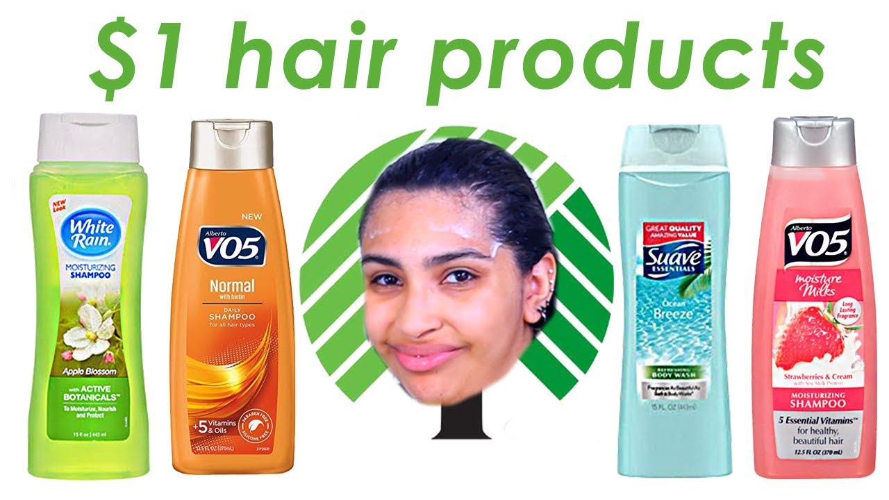 I Tried Hair Products From The Dollar Store