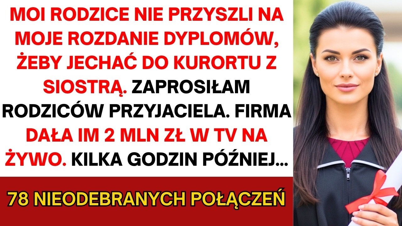 Rodzice opuścili moje rozdanie dla wakacji siostry — to, co stało się na scenie, ich zaskoczyło