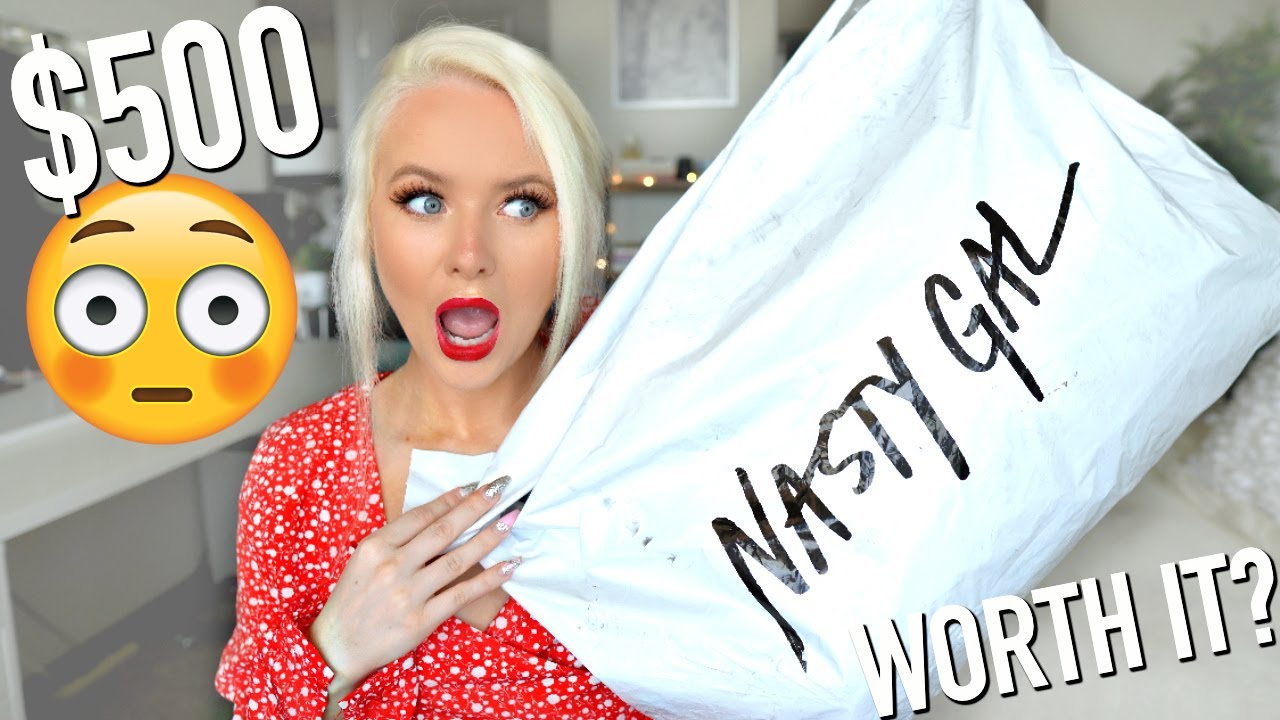 FIRST TIME TRYING NASTY GAL.... $500+ TRY ON HAUL!