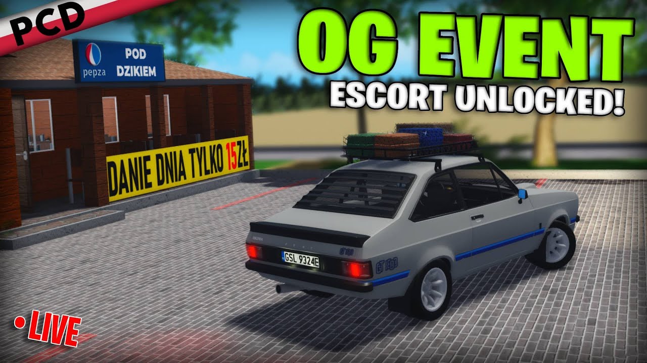 🧭OG EVENT! - Jedna DOSTAWA od ESCORTA! -  Polish Car Driving🔴  |  🎮#polishcardriving  | #stream  🔴