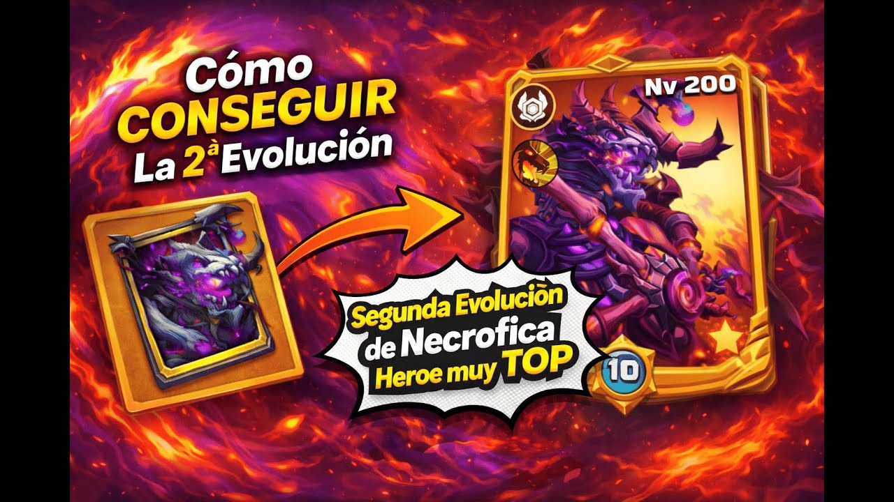 Evo 2 de Necrofica | Héroe Meta | Castle Clash | Castillo Furioso | Rupe the Legend