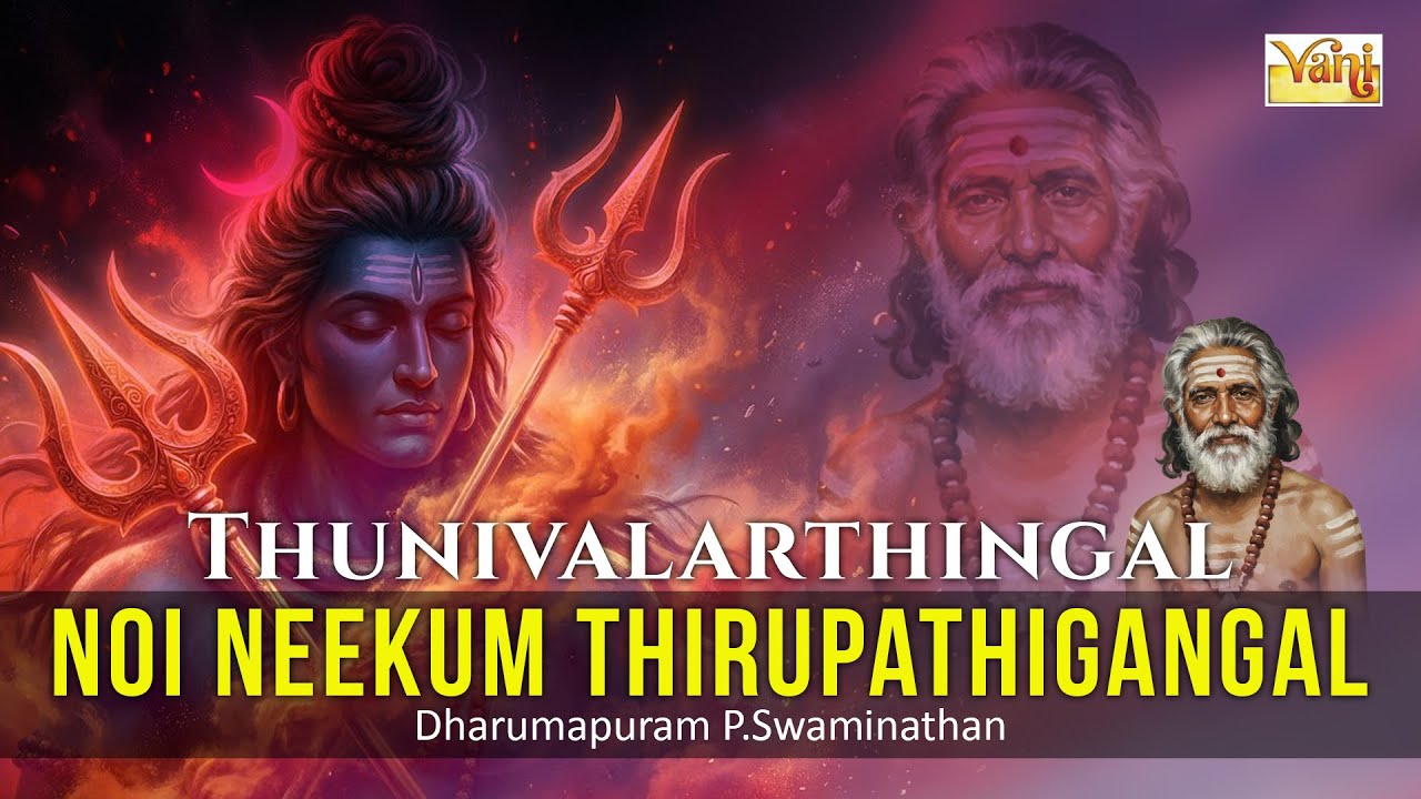 Thunivalarthingal🌙 Noi Neekum Thirupathigangal | Dharumapuram P.Swaminathan | Sambandar | Lord Shiva