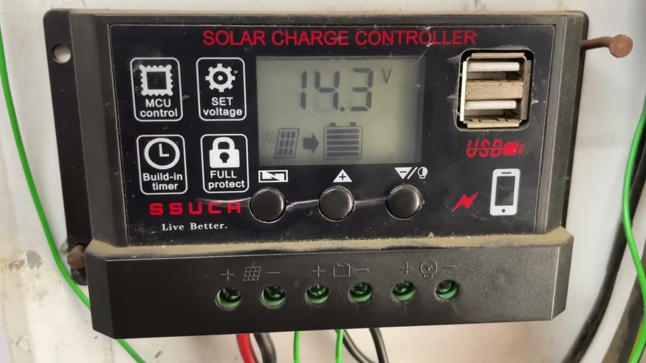 Solar Charge Controller Connection Solar panel with inverter and battery Connection Step by Step