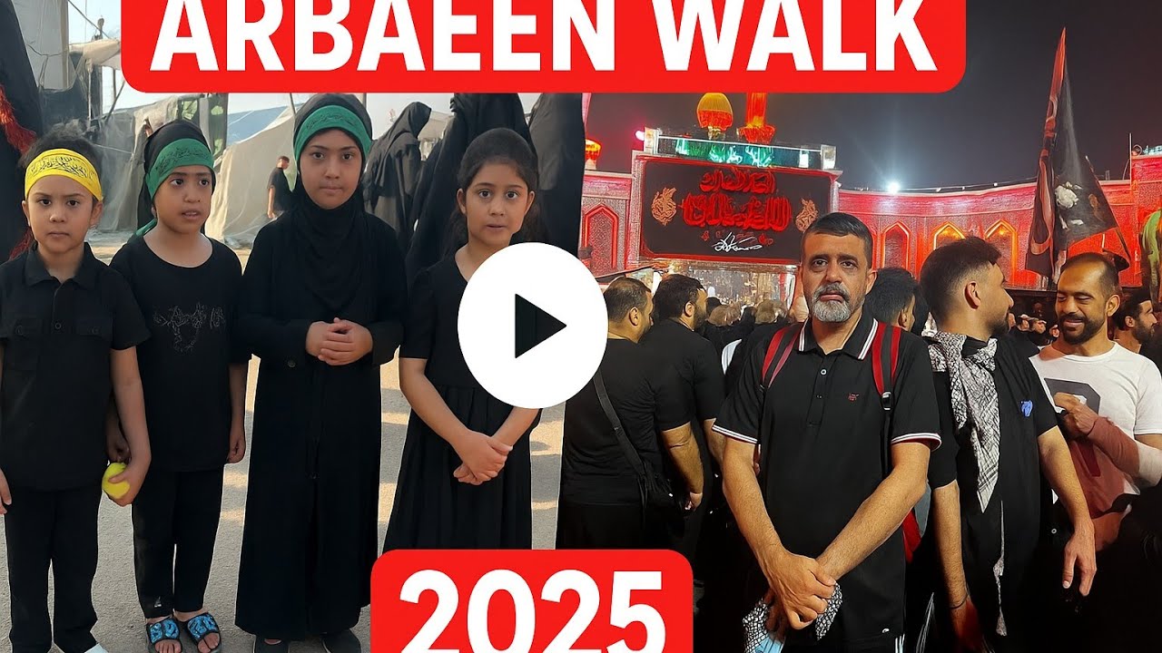 Najaf to Karbala | Arbain walk 2025 #karbala #najaf #ziyarat 