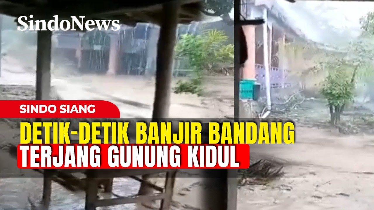 Banjir Bandang Terjang Gunung Kidul, Ratusan Rumah Warga Rusak | Sindo Siang | 18/02
