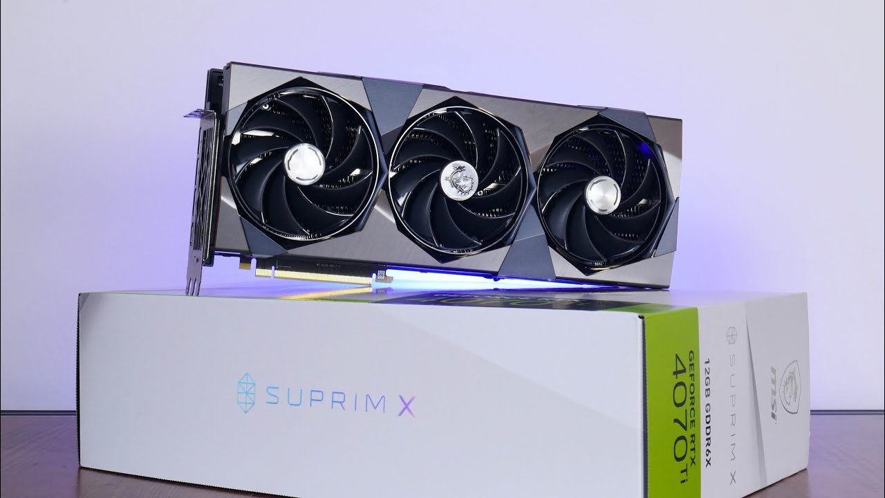 The BEST LOOKING RTX 4070 Ti yet! MSI GeForce RTX 4070 Ti SUPRIM X 12G Unboxing & Review