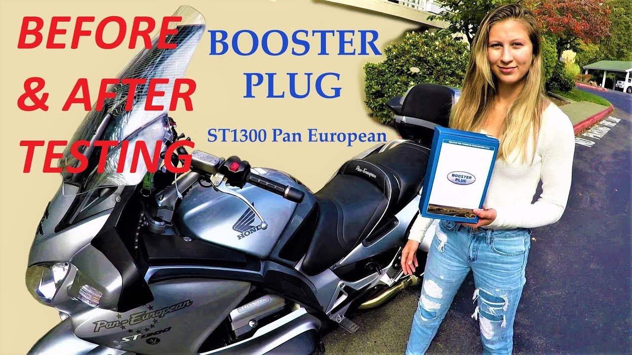 Booster Plug BEFORE-AFTER Results Honda ST1300 Pan European